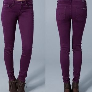 For All Mankind Purple Gwenevere Skinny Jeans 29
